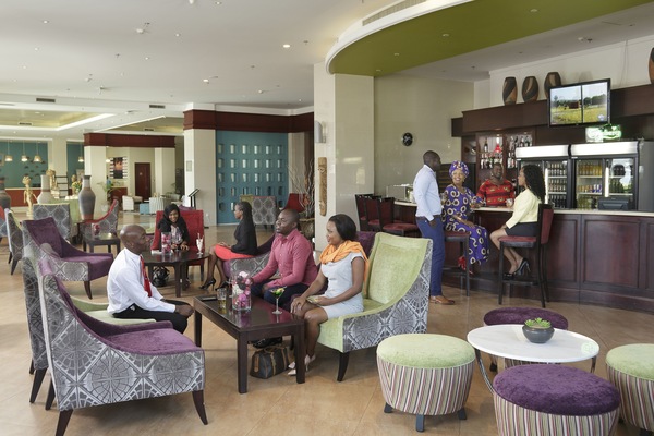 Sala de estar en el lobby
