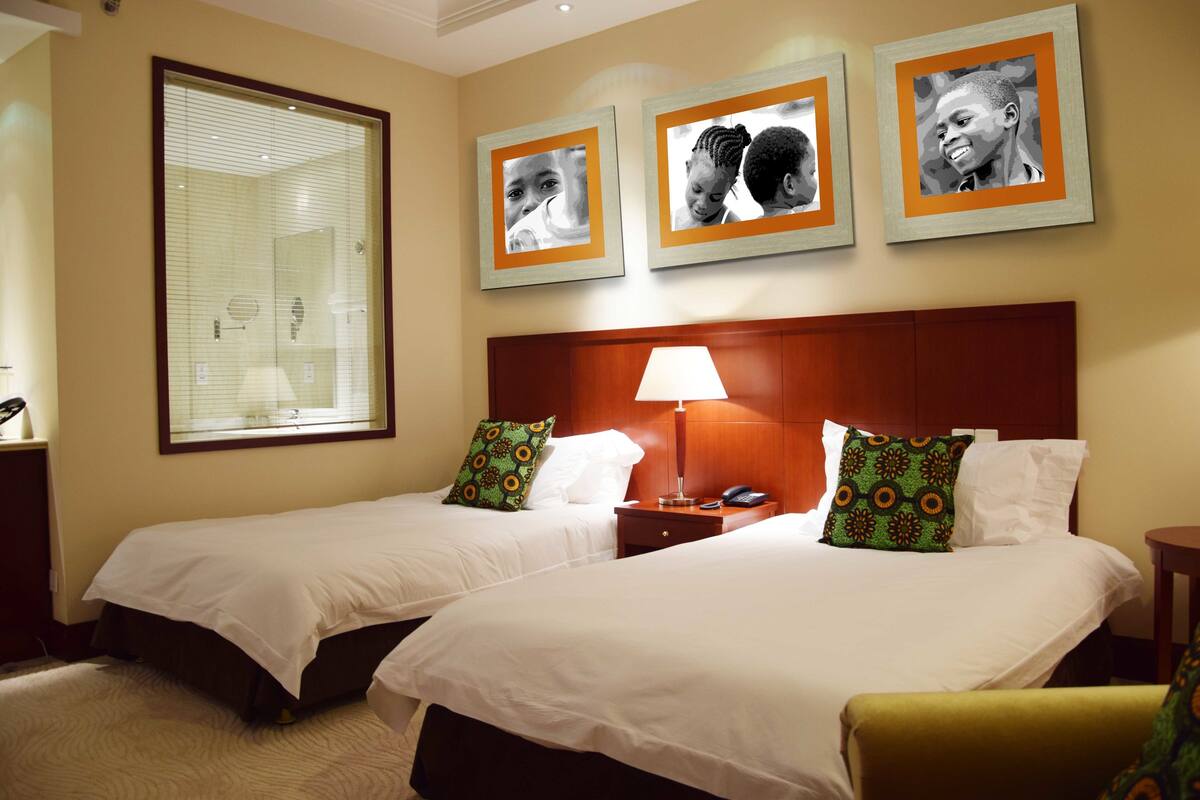 classic twin room | minibar, in-room safe, desk, soundproofing