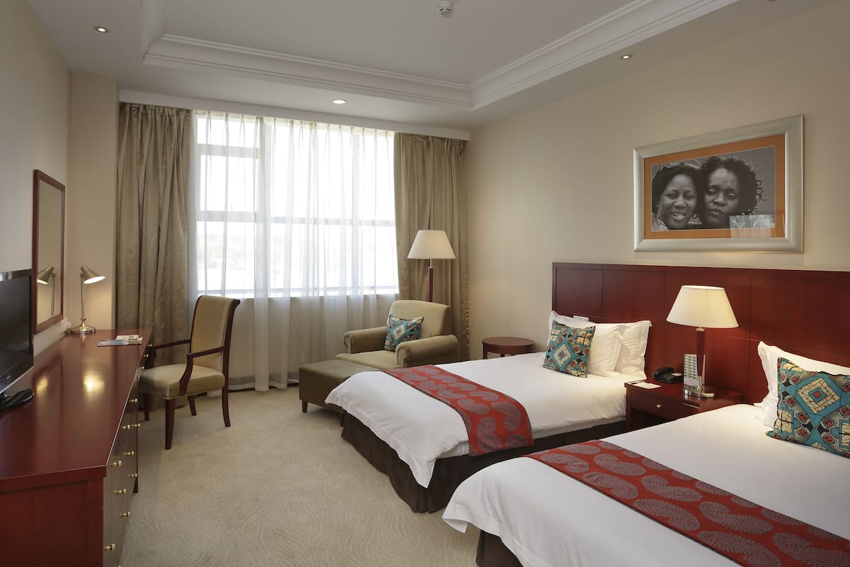 classic twin room | minibar, in-room safe, desk, soundproofing