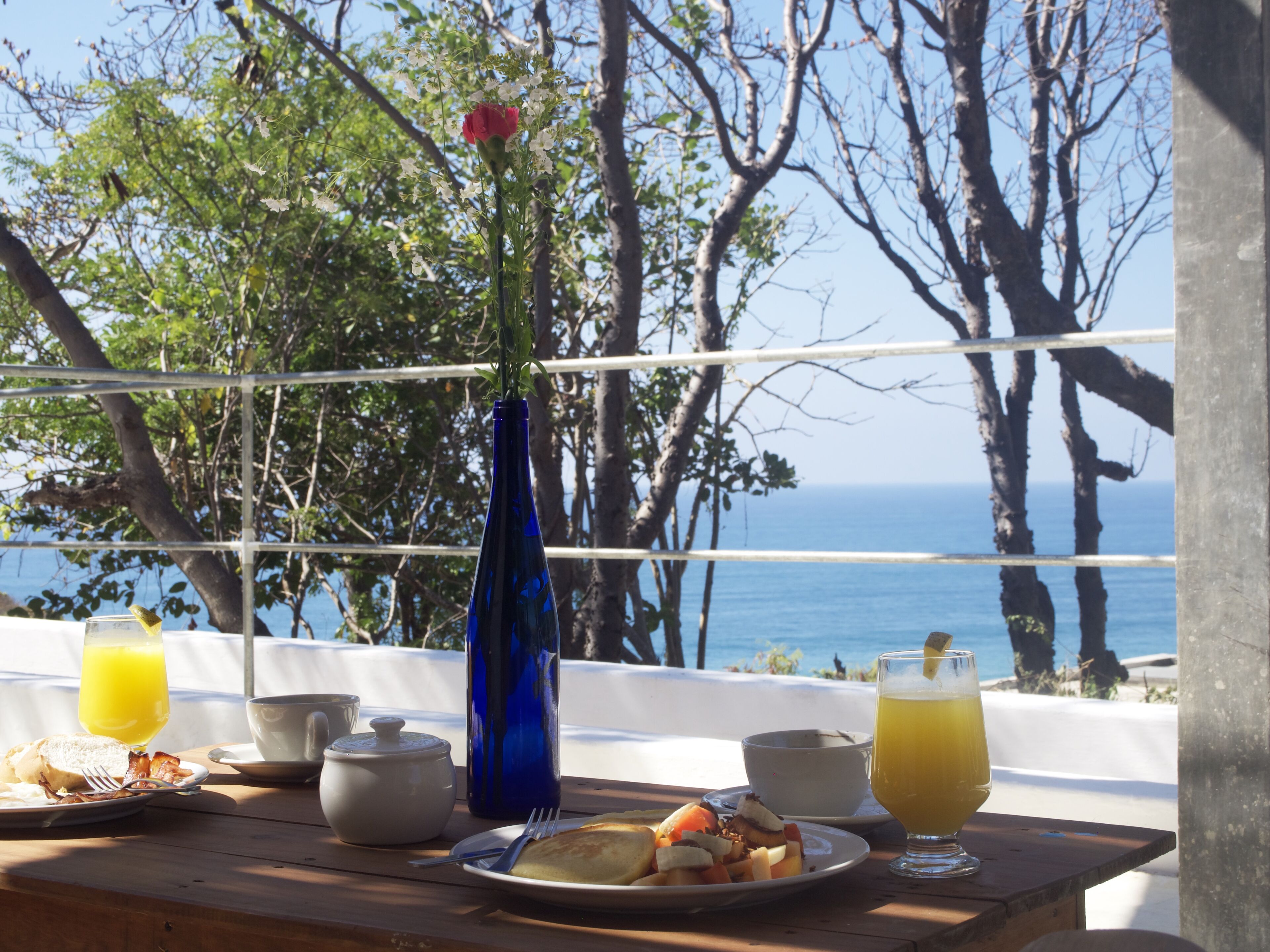 Cabin, 1 King Size Bed, Ocean View (Oval Room) | Terrace/patio