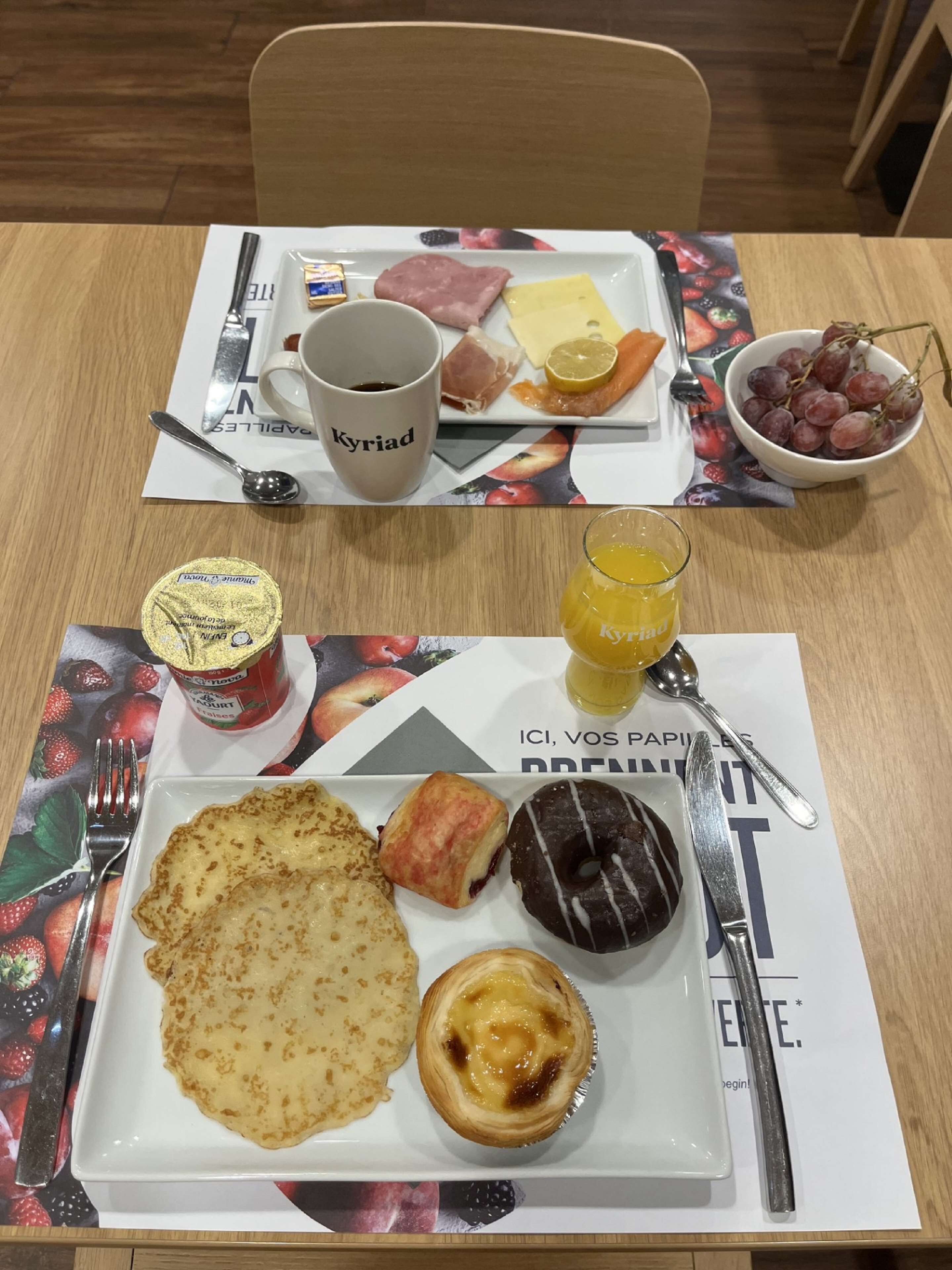 朝食スペース