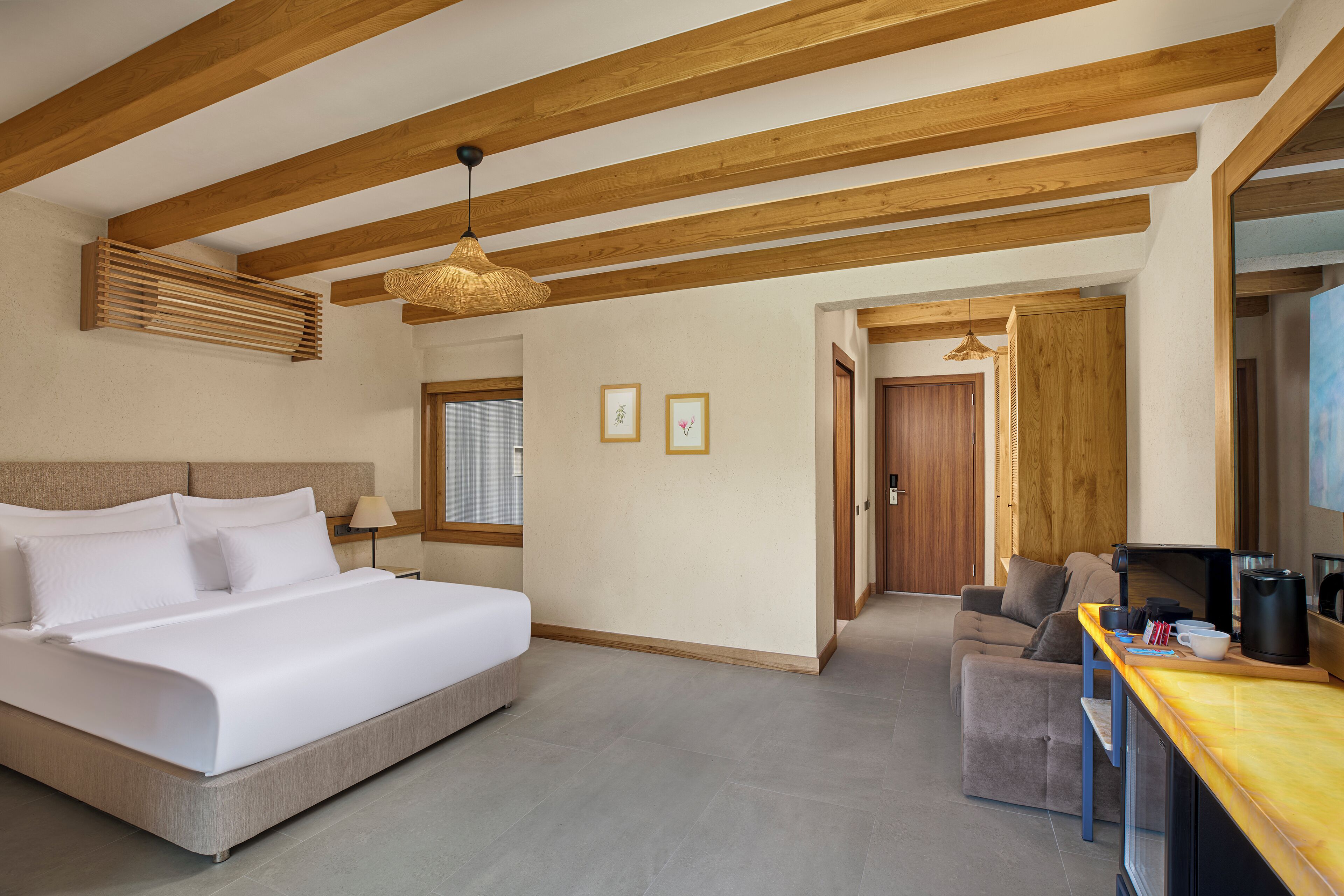 double room, pool access | premium bedding, in-room safe, soundproofing, iron/ironing board