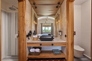 Double Room, Terrace | Bathroom | Free toiletries, hair dryer, slippers, towels - La Boutique Maya (Fethiye)