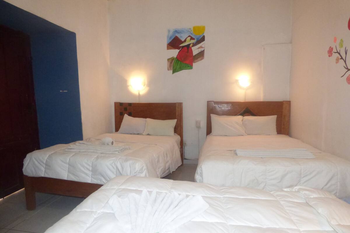 Triple Room, Balcony, City View