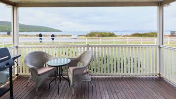 Two Bedroom Seaview Cabin | Balcony view