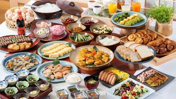 Daily buffet breakfast for a fee