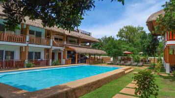 2 outdoor pools, pool umbrellas, sun loungers