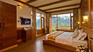 Manali Club Suite | Premium bedding, desk, iron/ironing board, rollaway beds