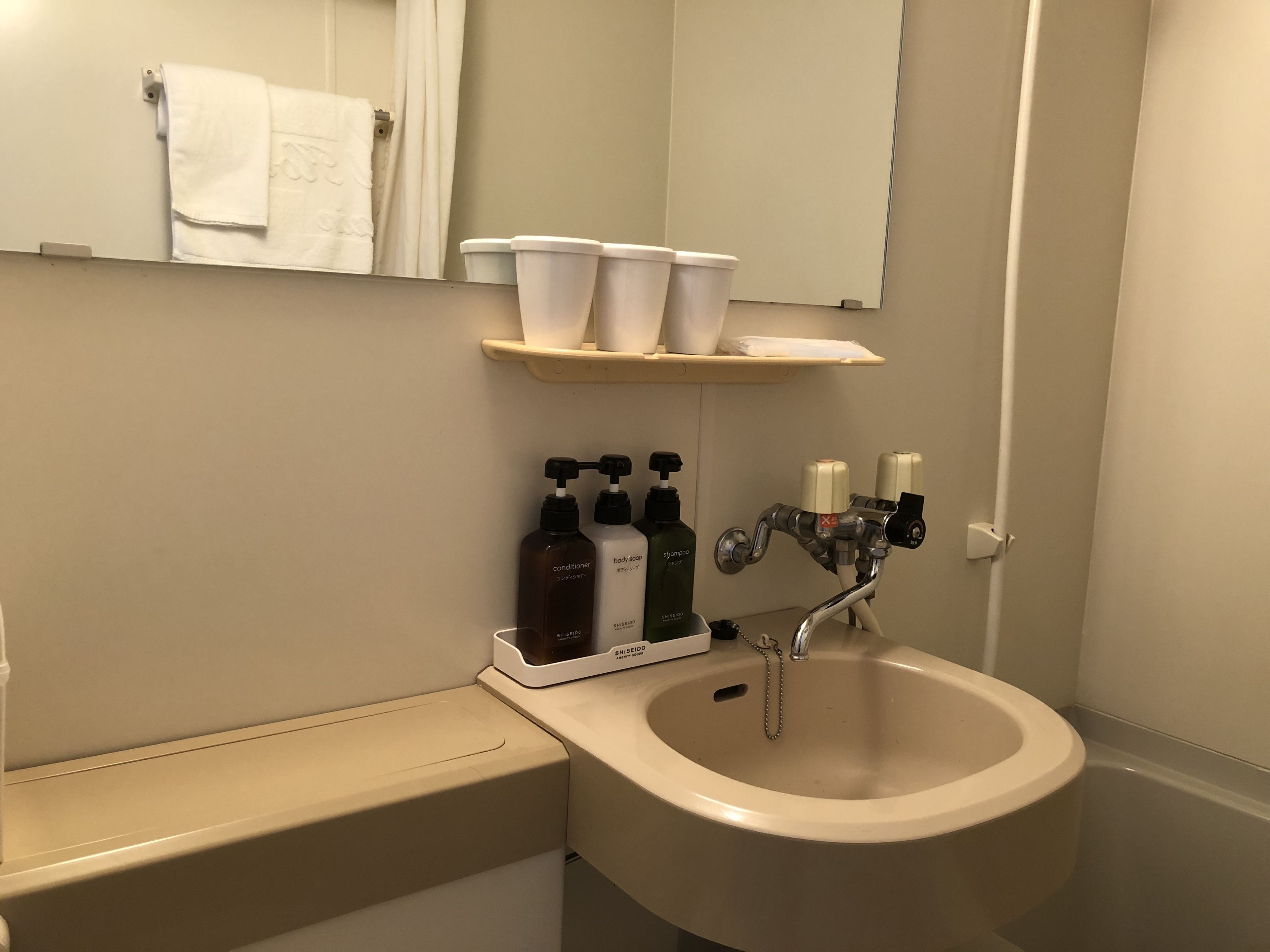 twin room | bathroom sink