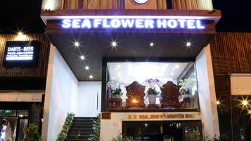 Front of property – evening/night