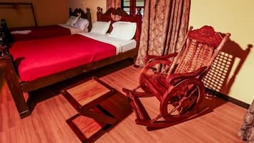 Premium bedding, in-room safe, desk, bed sheets