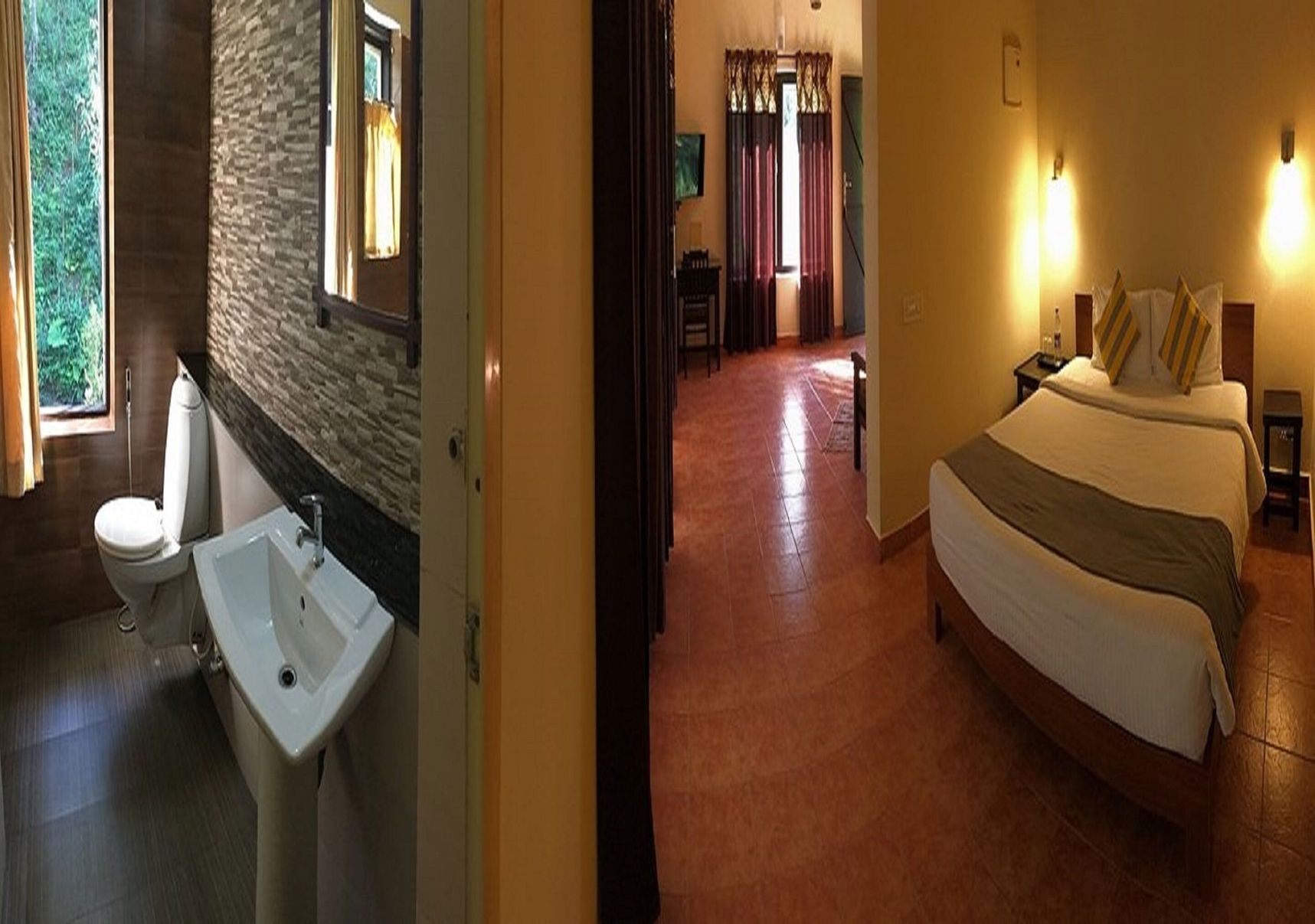 Premium bedding, desk, bed sheets