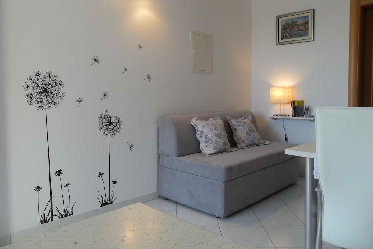 Comfort Apartment, 1 Bedroom, Terrace | Living area | Flat-screen TV