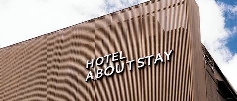 Voorkant van accommodatie