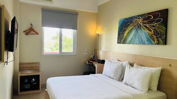 Superior-værelse | Pengeskab på værelset, skrivebord, strygejern/strygebræt, gratis Wi-Fi