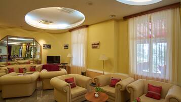 Sala de estar en el lobby