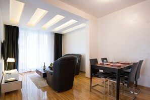 Comfort Apartment, 2 Bedrooms | Premium bedding, minibar, in-room safe, individually decorated