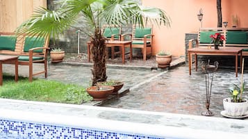 Indoor pool, outdoor pool