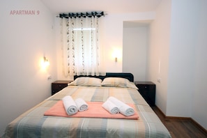 Apartment, 1 Bedroom, Balcony, Sea View | Living area | Flat-screen TV - Kojic Apartments (Bar)