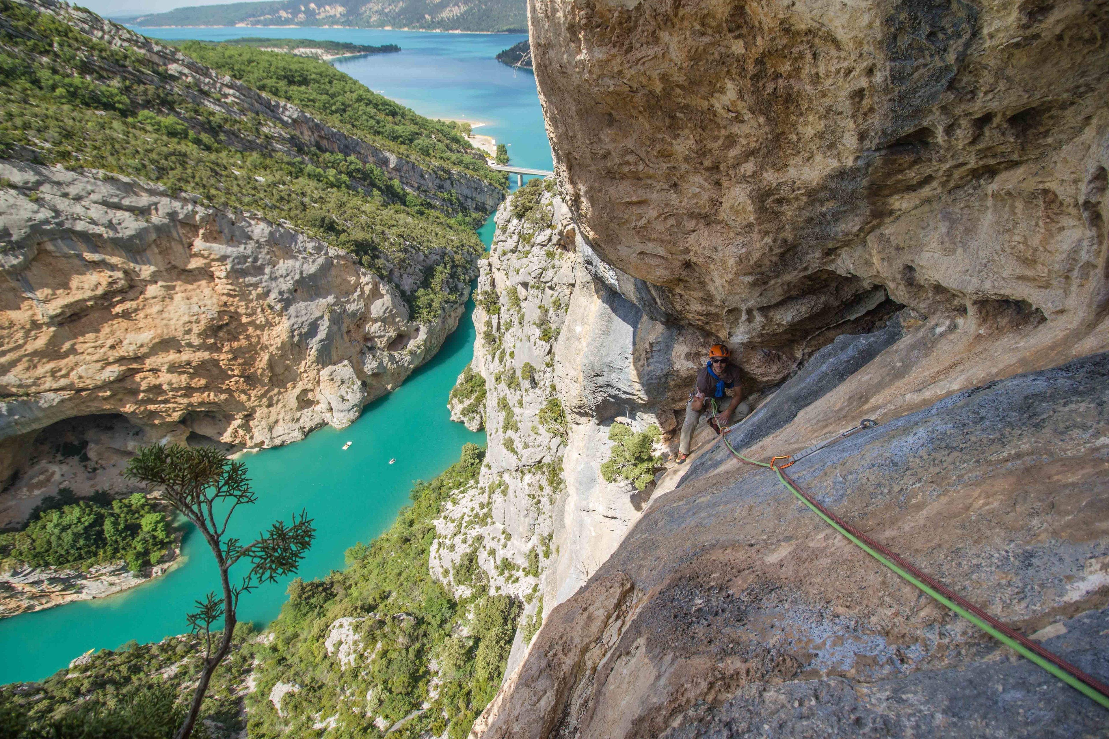 outdoor rock climbing