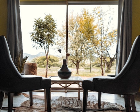Deluxe Double or Twin Room | View from room. Gabus Safari Lodge