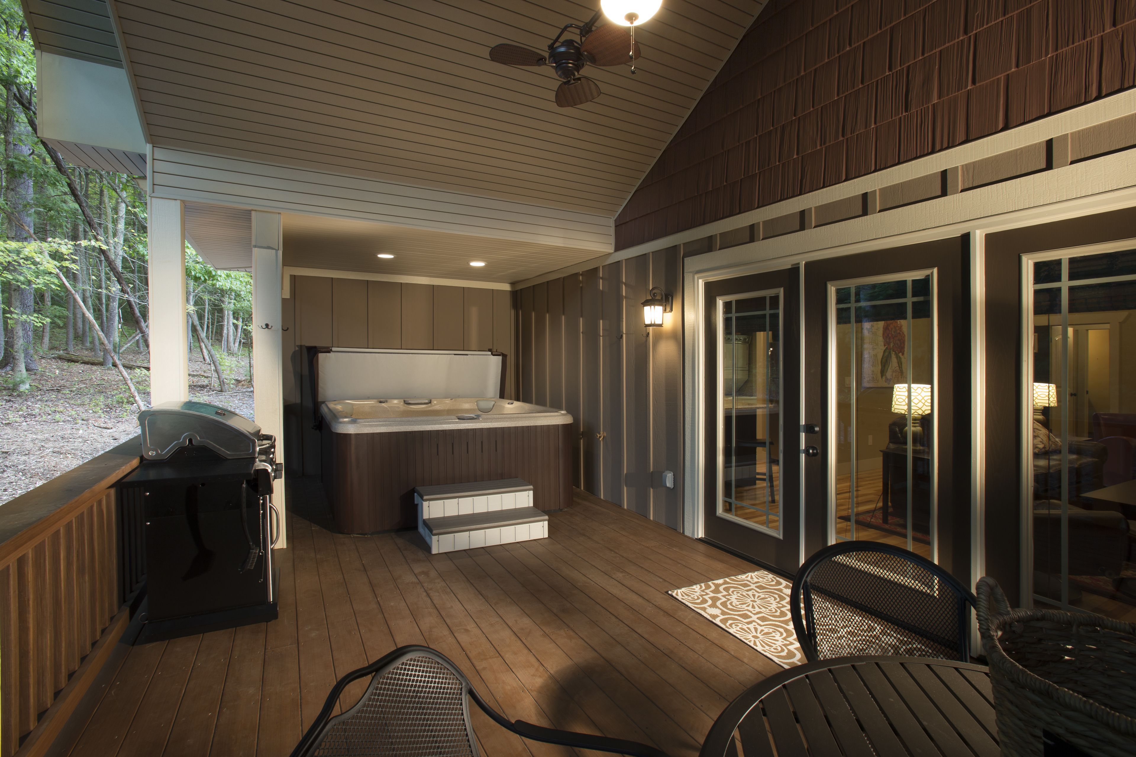 Ferienhaus, 2 Schlafzimmer, Whirlpool (2 King Beds) | Terrasse/Patio