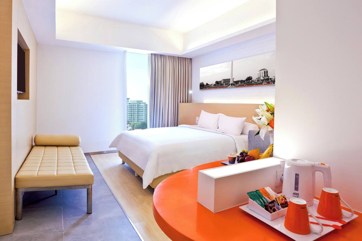 1 habitación, minibar, caja de seguridad en la habitación y escritorio