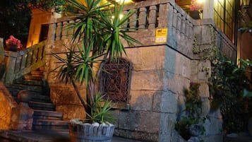 Front of property – evening/night