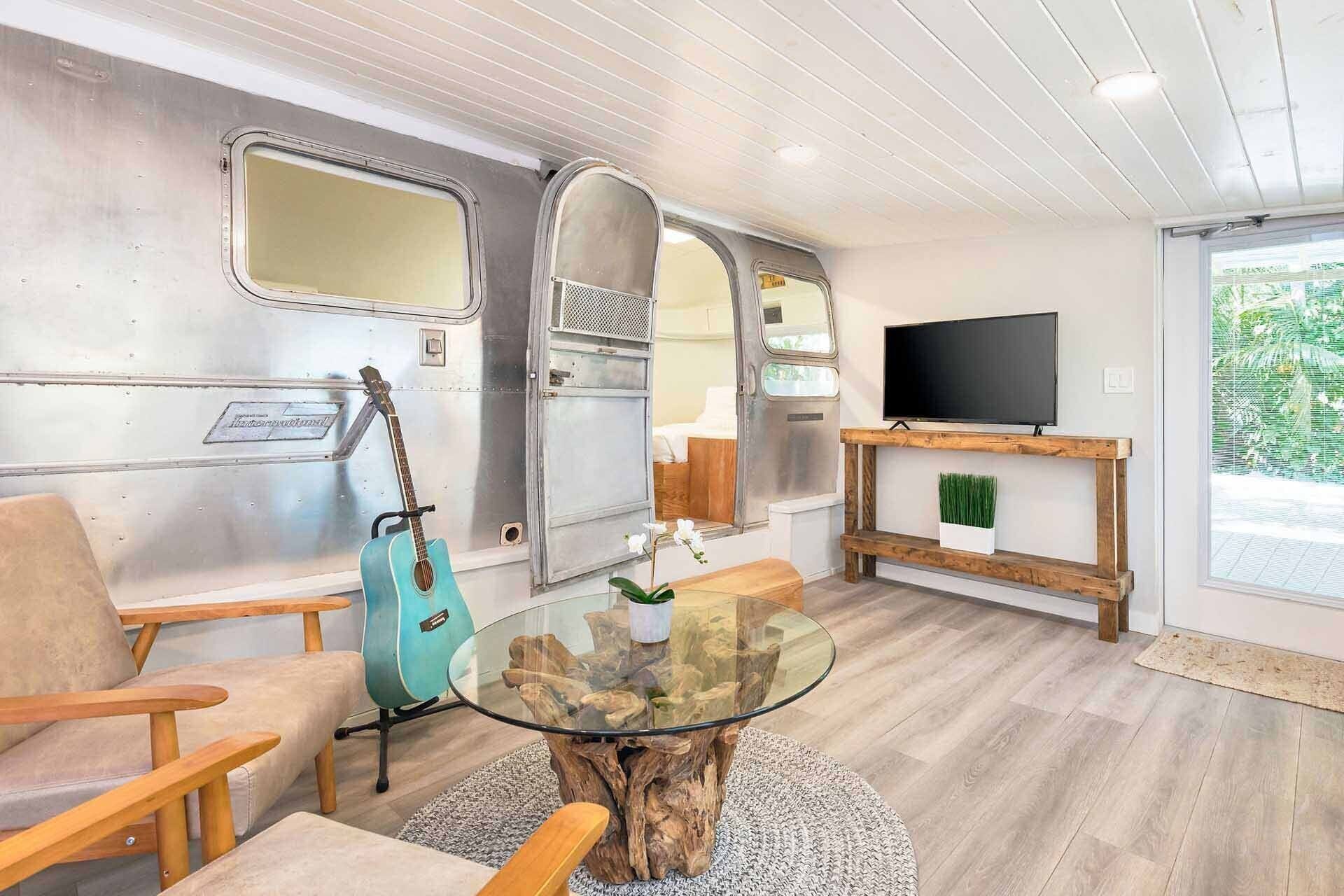 airstream conversion | living area