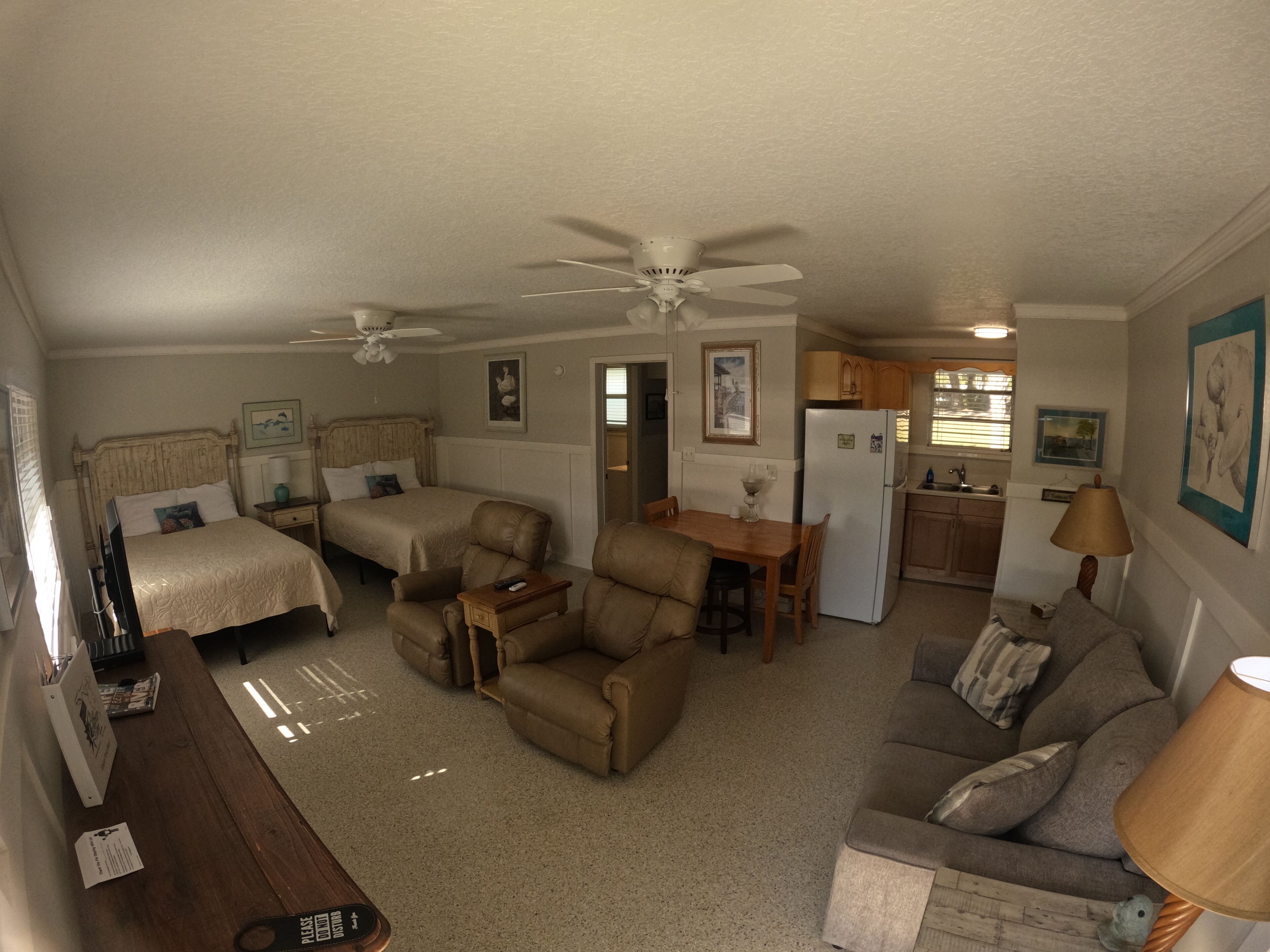 Standard Studio, 2 Queen Beds, Non Smoking | Individually decorated, individually furnished, iron/ironing board