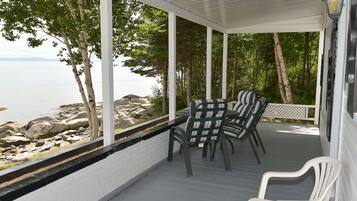 Chalet, 2 Double Beds (Mezzanine) | Terrace/patio