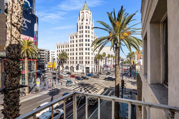 Blick von der Unterkunft