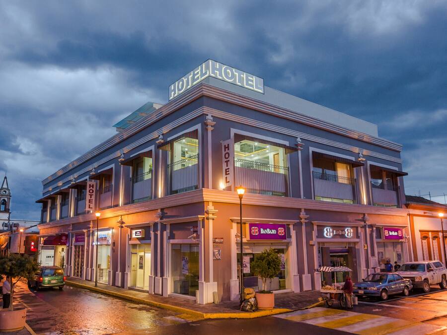 Front of property – evening/night