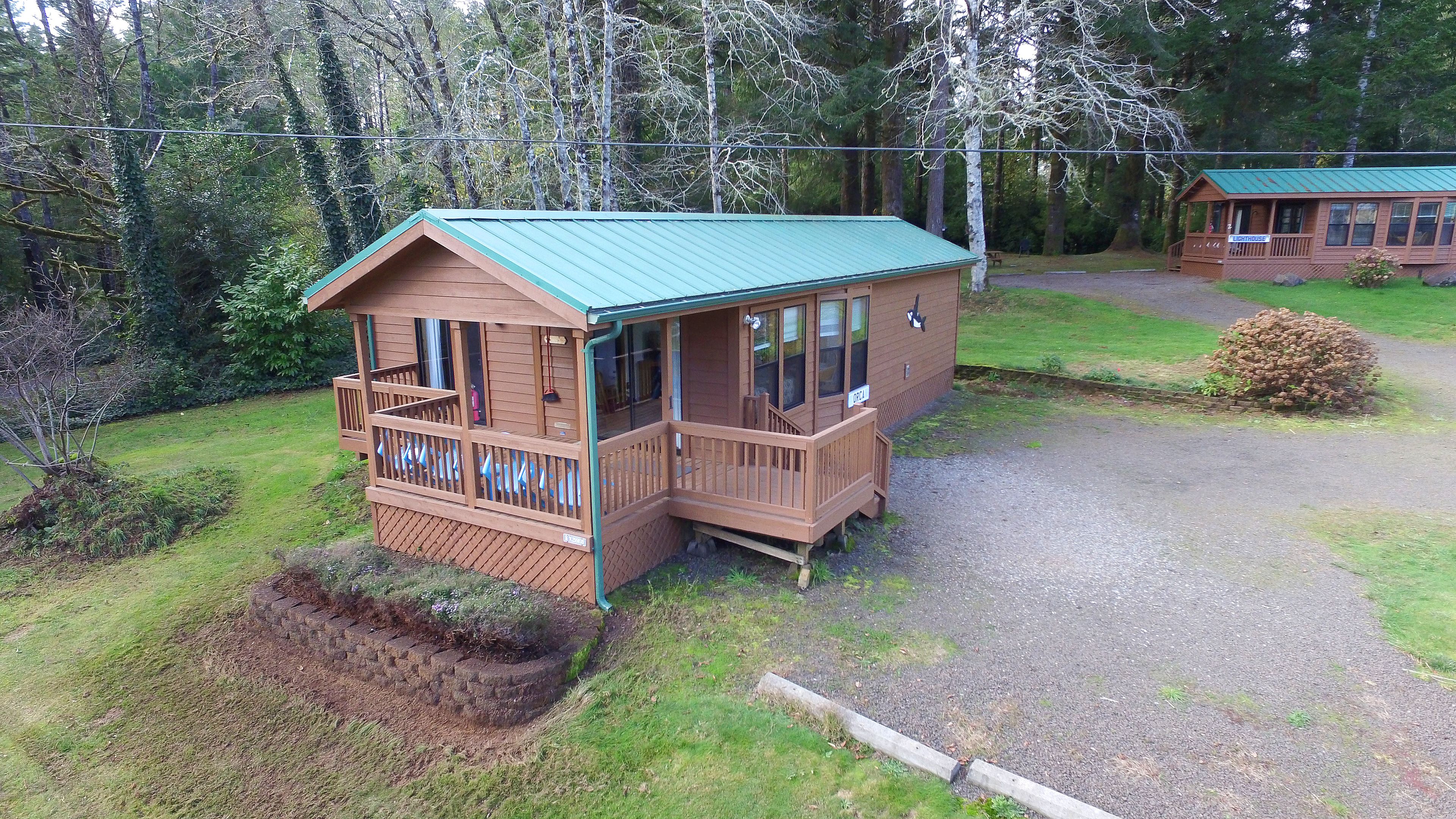 Family Cabin, 2 Bedrooms, Kitchen | Terrace/patio