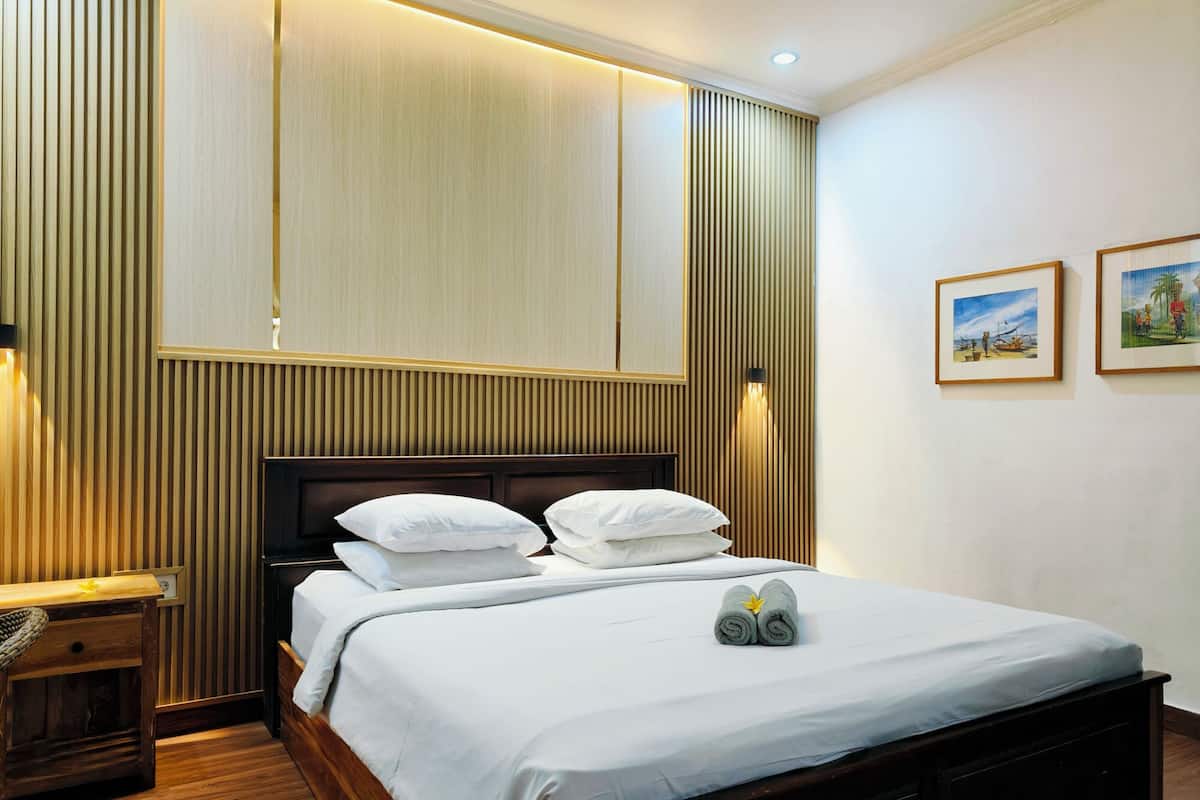Kamar Double Deluks | Meja kerja, kedap suara, Wi-Fi gratis, dan seprai linen