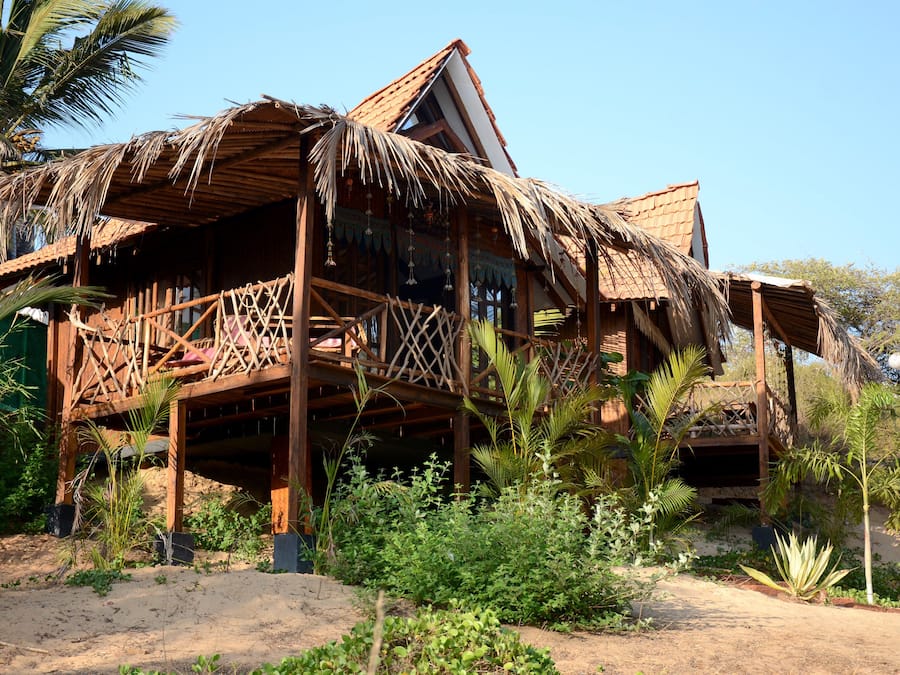 Cabana clássica, 1 cama Queen, vista para o jardim, ao lado da praia | Área da propriedade