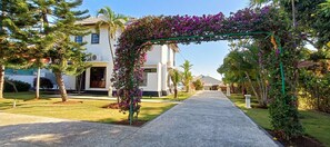 Majoituspaikan julkisivu