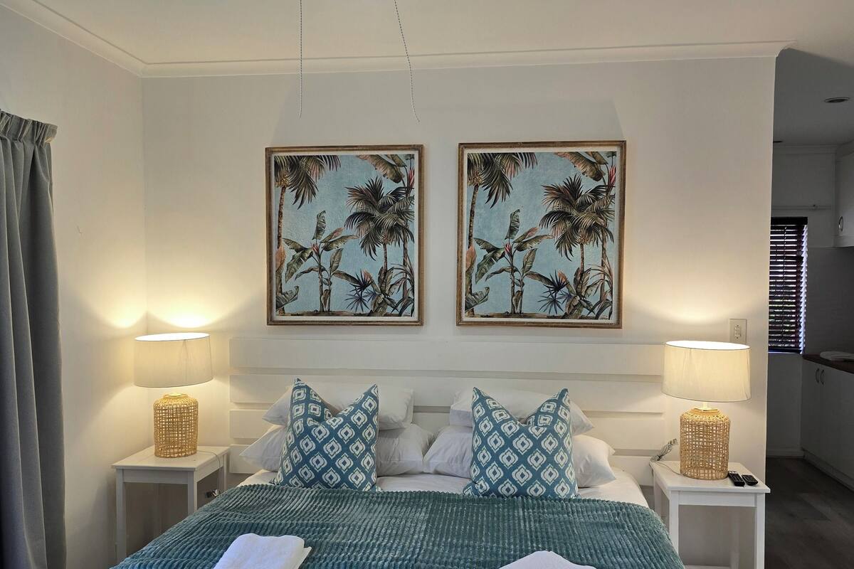 1 habitación y ropa de cama de alta calidad