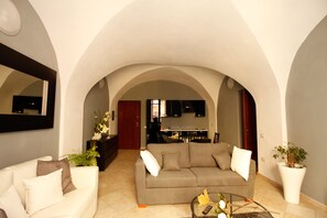 Apartment, 2 Bedrooms | Living area | 42-inch flat-screen TV with satellite channels, TV