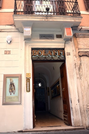 Entrée de l’hébergement