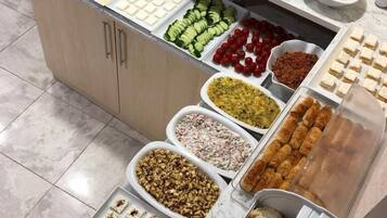 Daily buffet breakfast (EUR 5 per person)