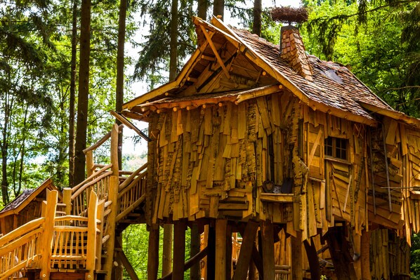 Family Tree House, Private Bathroom, Resort View (4 person) | Premium bedding, free WiFi, bed sheets - Natur-Resort Tripsdrill (Cleebronn)