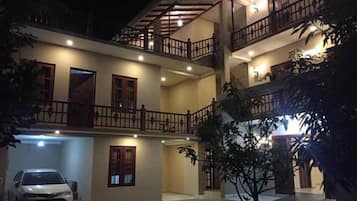 Front of property – evening/night