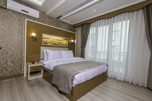 1 quarto, roupas de cama premium, frigobar, cofres nos quartos
