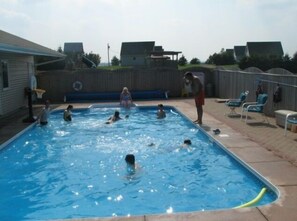 Outdoor pool, a heated pool - Swept Away Cottages (Bayview)