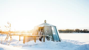 Majoituspaikan julkisivu