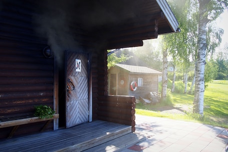 Terraza o patio. Spa Hotel Kunnonpaikka