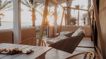 Apartamento superior, 2 habitaciones, vistas al mar (Bilocale 2 ) | Terraza o patio