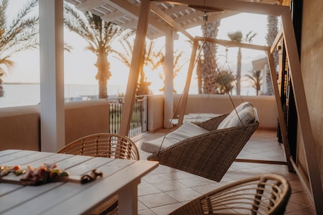 Terraza o patio. Resort Santa Maria