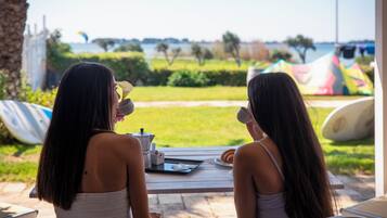 Apartamento, 3 habitaciones, vistas al mar (Trilocale) | Terraza o patio